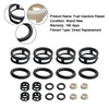 Nissan JECS 4Pcs Side Feed Fuel Injector Repair Kit Filters Seals O-Rings Pintle Caps