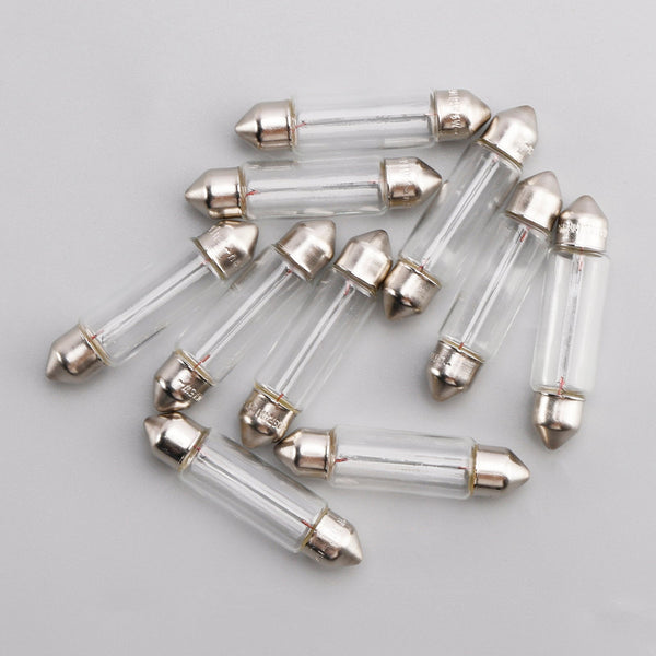 OSRAM 10PCS Car Light Tubular Lamp bulb C5W SV8.5 41MM 24V 5W 6424 Generic