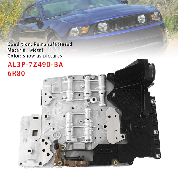 6R80 Transmission Valve Body w/TCM AWD AL3P-7Z490-BA For Ford F150 Truck 4WD