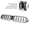 2020-2025 BMW 6-serie G32 dobbel lamell svart front nyregrill Generisk