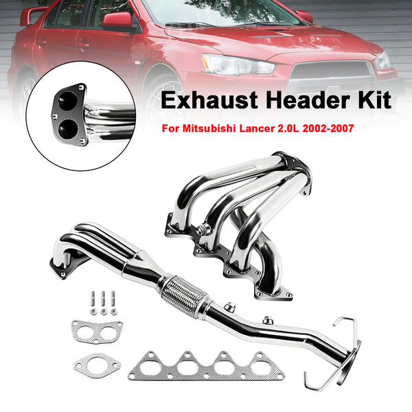 2002-2007 Mitsubishi Lancer 2.0L Stainless Steel Racing Exhaust Header Manifold Generic