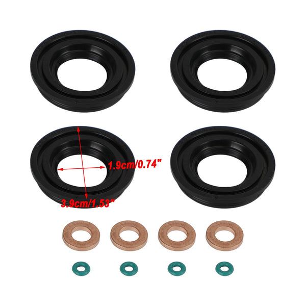 2006-2013 Citroen Relay 2.2 HDI 100 4PCS Injector Seals 1372494 1378433 LR010137 Generic