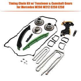 2009/08-On Mercedes Benz E-Class T-Model S212 E200 E250 Timing Chain Kit w/ Tensioner&Camshaft Gears 2710503347 Generic