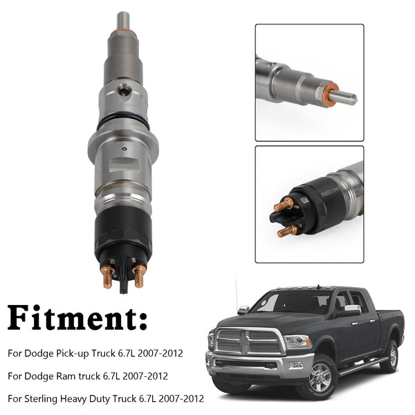 2007-2012 Sterling Heavy Duty Truck 6.7L 1PCS Common Rail Diesel Fuel Injector 0445120050 0445120193