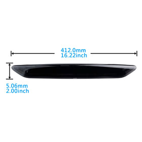 Black Rear High Level Third Brake Light Stop Lamp For VW Polo MK4 9N 2002-2009