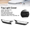 2012-2015 Volkswagen Passat 2Pcs Front Driving Fog Light Cover Black & Chrome