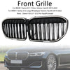 2019-2022 BMW 7 Série G11 G12 Dvojitá slabora Gloss Black Front Grill Grille Generic