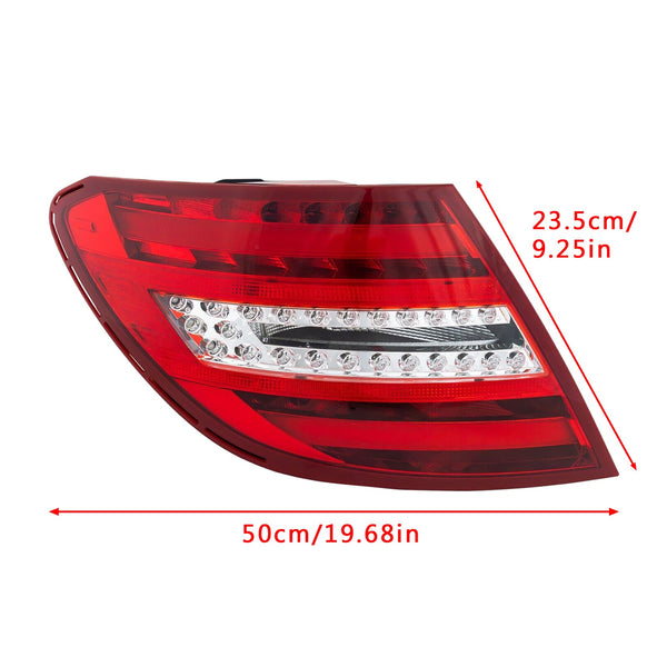 2011-2014 Mercedes Benz W204 C250 C300 C350 C63 L+R Tail Light 2049060603 2049060604