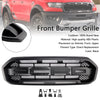 2019-2023 Ford Ranger No Front-kameraer Black Raptor Style Front Bumper Grille Grill Generic