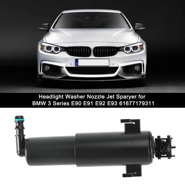 2004-2012 BMW E90 325i ヘッドライト ウォッシャー ノズル ジェット スピアイヤー 61677179311 ジェネリック