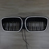 2022-2024 BMW IX3 G08 LCI Dobbel Lamell Svart Nyre Grill Grill Generic