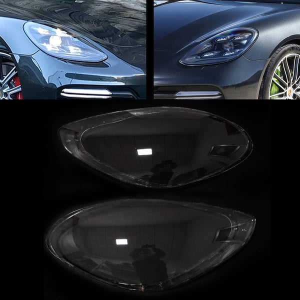 2 stk frontlykt linsedeksel Klar for Porsche Panamera 2017-2020