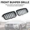 2014-2017 BMW X4 F26 Facelift Gloss Black Front Bumper Kidney Grill Grille Generic