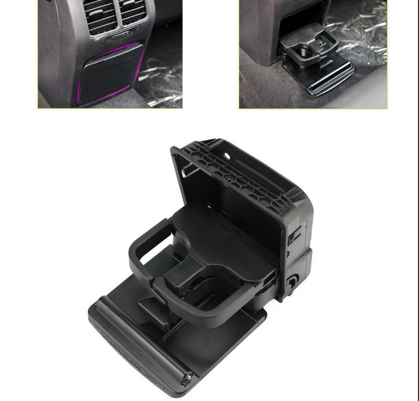 2006-2009 VW Rabbit Noir Accoudoir arrière Console centrale Porte-gobelet 1K086253382 Générique