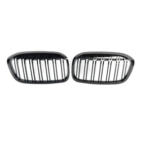 2018-2021 BMW Série 2 F45 F46 2PCS Gloss Black Front Kidney Grill Grille Genérico