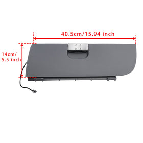 2005-2014 Toyota Aygo Peugeot 107 Citroen C1 LHD Grey Glove Box Lid Cover Grey PZ416-93402-00 Generic