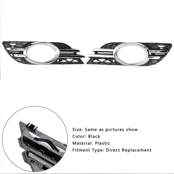 2007 Mercedes-Benz E-Class W211 E280 Front Fog Light Grill Chrome Trim Cover Set 2118850822