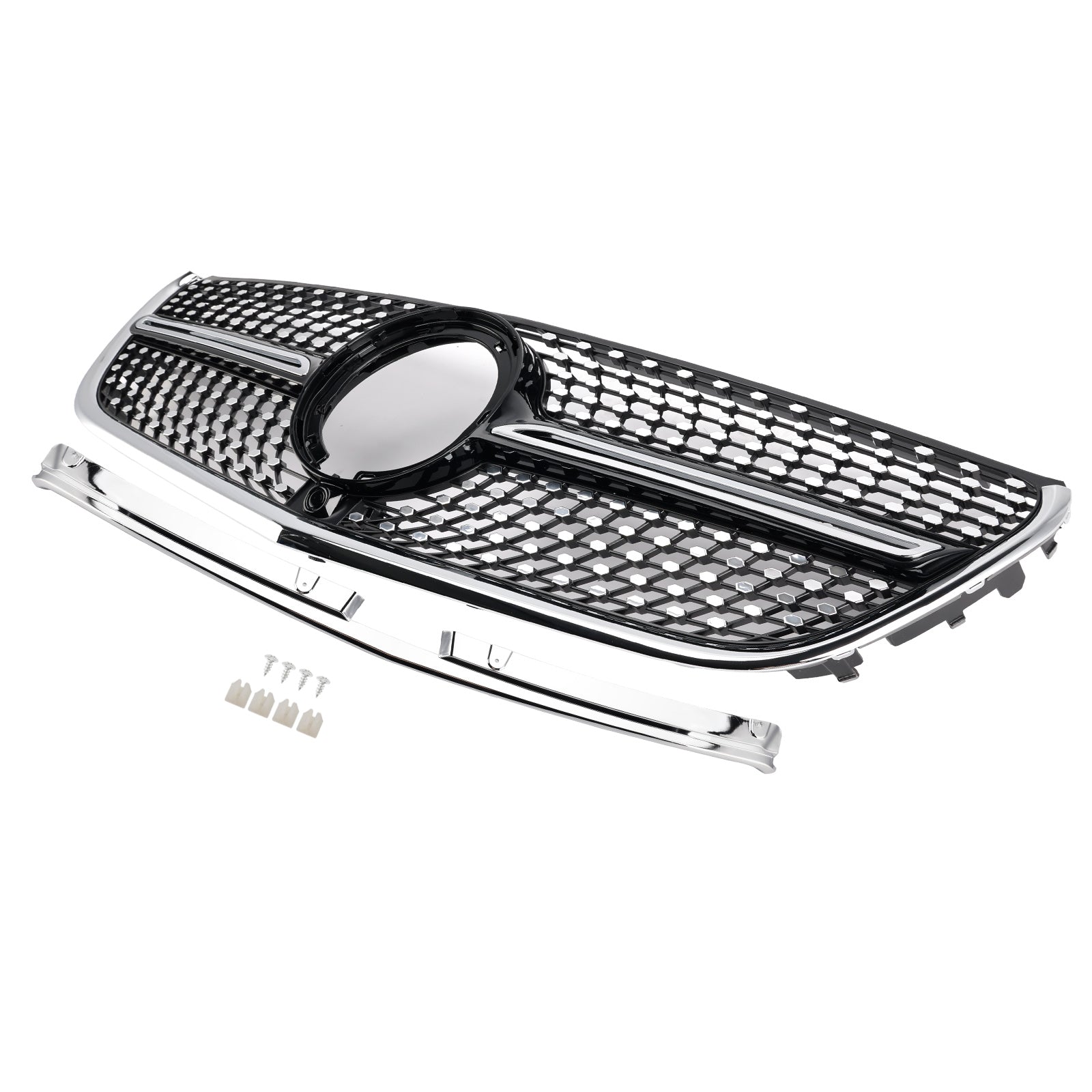 Chrom-Frontstoßstangengrill passend für Mercedes Vito W447 2014-2023 Diamond