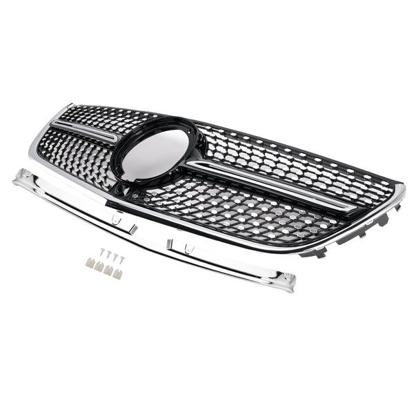 Chrome Front Bumper Grill Grille Fit Mercedes Vito W447 2014-2023 Diamond