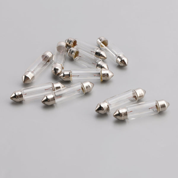 OSRAM 10PCS LETIBULNÍ ŽÁVA LAMPU C5W SV8.5 43MM 12V 5W 6413 Generic