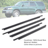 1996-2001 TOYOTA 4RUNNER 4PCS Door Glass Belt Outer Molding Weatherstrip 68161-35010 Generic