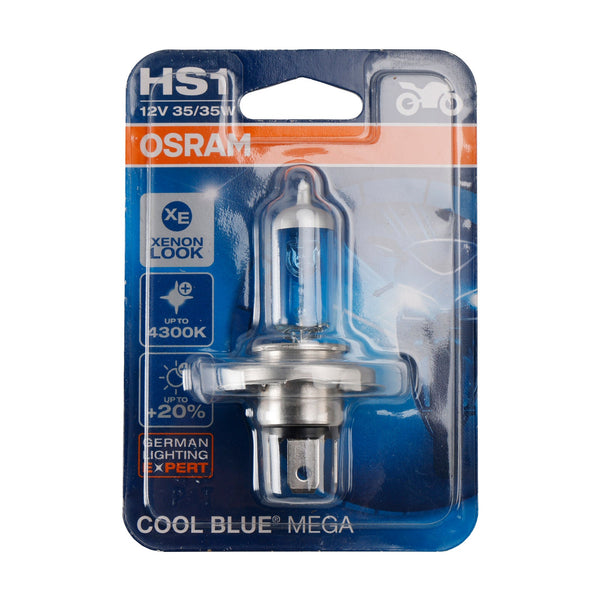 OSRAM Motorradlampe Cool Blue Mega HS1 PX43T 12V 35/35W 4300K ​​64185CBM Generisch