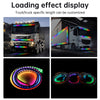 Truck Colorful Streamer Marquee LED Light Strips With Remote Control 2.4m