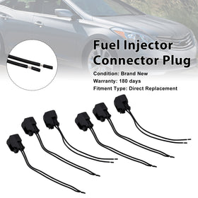 6-EV6 drivstoffinjektorkontakt Pluggklemme Pigtail Quick Disconnect Fit Hyundai