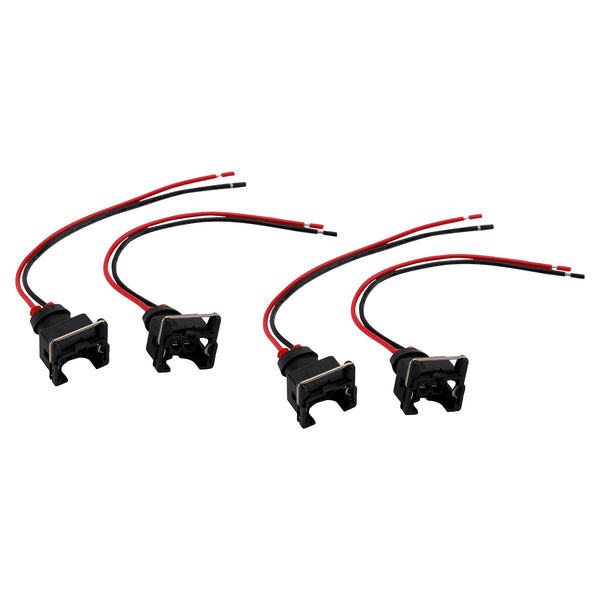 4-EV1 Fuel Injector Connector Plug Clip Pigtail Quick Disconnect Fit Daewoo