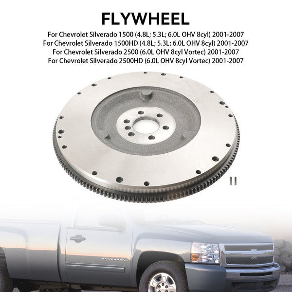 2001-2007 Chevrolet Silverado 2500HD (6.0L OHV 8cyl Vortec) Small Block 168-Tooth Flywheel 12561680 03991408