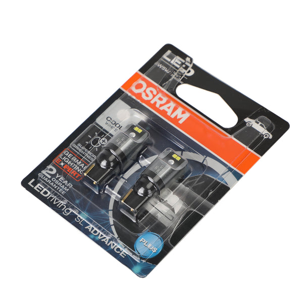 2 pièces OSRAM 2980CW ampoules auxiliaires de voiture LED W5W 12V1.5W W2.1x9.5d générique