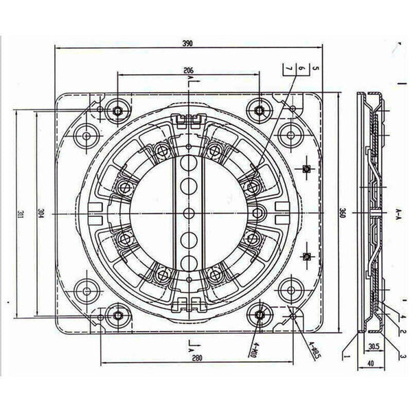 Universeller Wohnmobil-Sitz, drehbarer Drehteller, Modifikation des Wohnmobil-Chassis, generisch