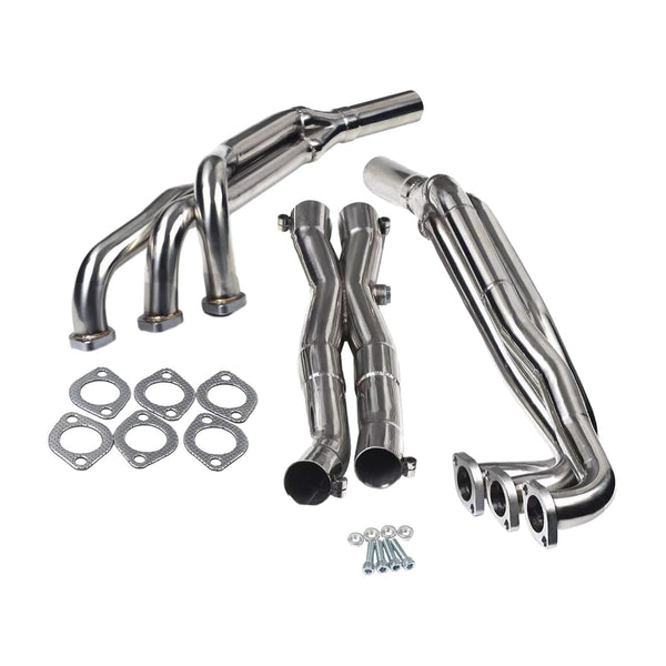 88-93 BMW E30 Models with 2.5L/2.7L l6 Engines Stainless Steel Exhaust Manifold Header