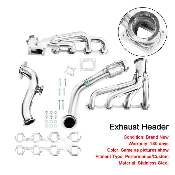 1979 & 1982-1993 Ford Mustang 5.0L V8 T4 Racing Turbo Exhaust Header Manifold