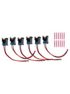 6PCS Fuel Injector Connector Pigtail Plug Wiring Harness Fit Ford Fit Chevy