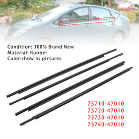 2004-2009 Toyota Prius 4PCS Door Glass Belt Outer Moulding WeatherstripAuto & Motorrad: Teile, Auto-Ersatz- & -Reparaturteile, Karosserieteile!
