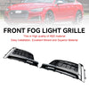 2018-2019 Audi S5 A5 S-Line 2Pcs Front Bumper Fog Light Grille Cover Trim 8W6807682FRU6 8W6807681FRU6