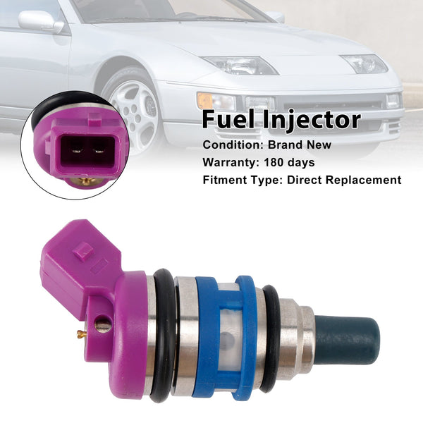 1PCS Fuel Injector 16600-RR701 Fit NISSAN Z32 1990-1994 300ZX Twin Turbo