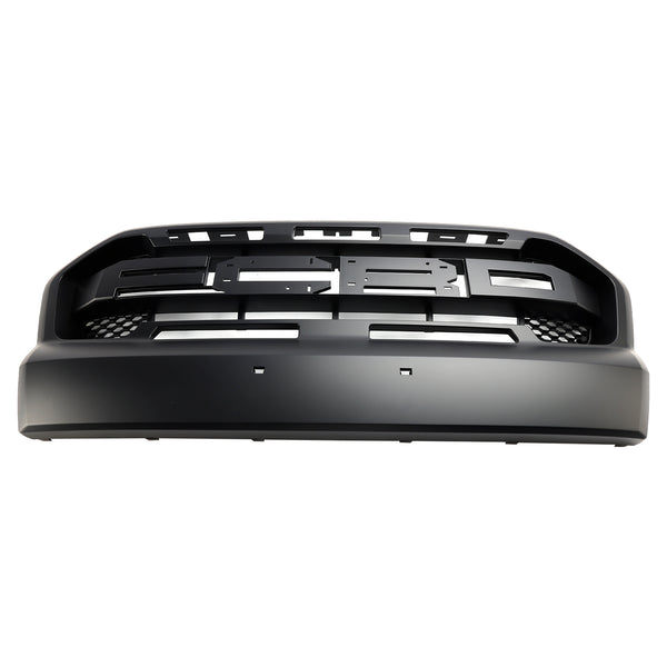 Mattschwarzer Frontstoßstangengrill im Ranger-Raptor-Stil, passend für Ford Ranger 2015–2019 T7