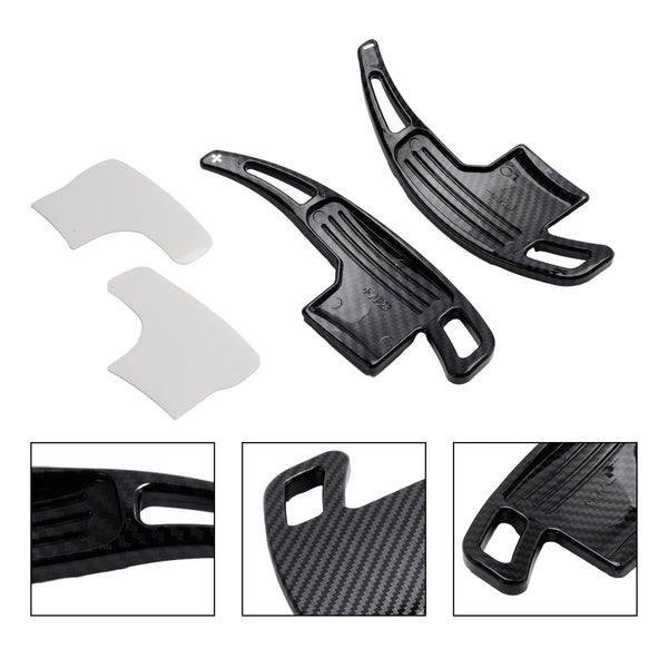 2015-2023 Ford Mustang Carbon Style Paddle Shifter Trim Accessories Black