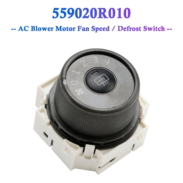 2006-2012 Toyota Rav4 3.5L V6 2.5L L4 AC Blower Motor Fan Speed / Defrost Switch 55902-0R010 Generic