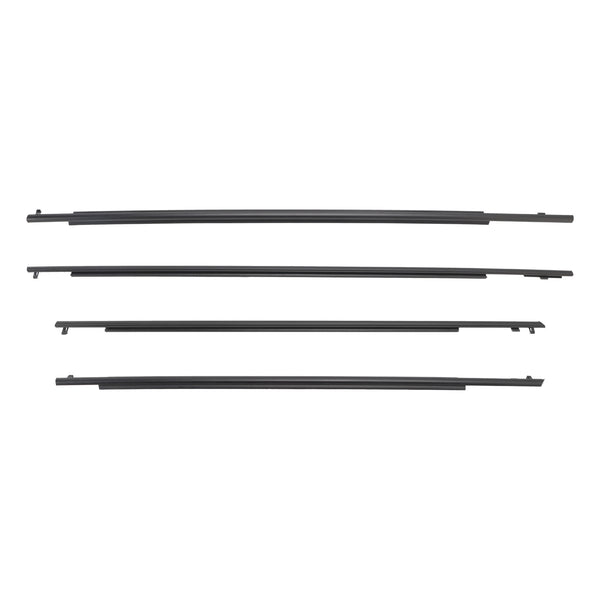 2010-2015  Toyota Prius 4PCS Door Glass Belt Outer Molding Weatherstrip