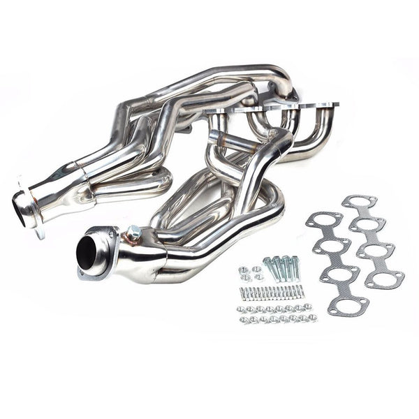 Coppia motori Ford Mustang GT 4.6L V8 Sohc 1996-2004 Collettori di scarico in acciaio inossidabile generici