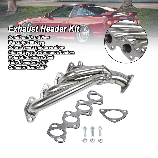 1995-1998 Nissan 240SX S14 SILVIA KA24 2.4 4CYL Stainless Steel Header Manifold Exhaust Generic