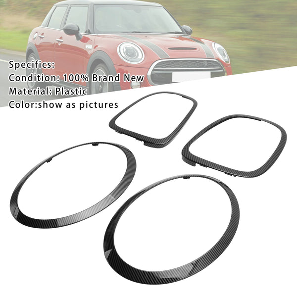 2015-onward Mini F57 4Pcs Headlight TailLight Trim Surround Bezel Ring Set 51712285495