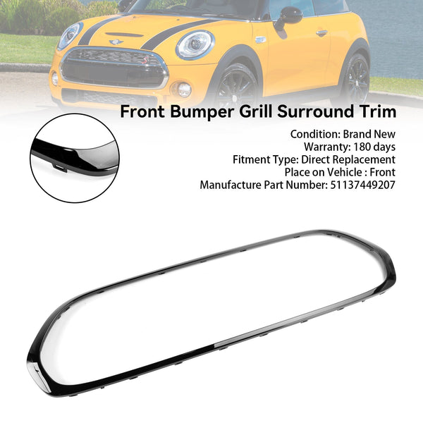 2014+ Mini F56 3-dörrars Hatchback Cooper S, Cooper SD Front Grille Surround 51137449207 Generic