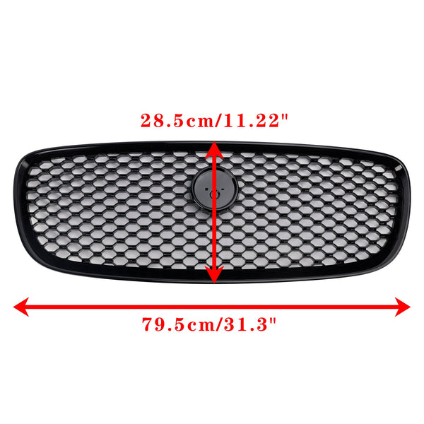 2016-2019 Jaguar XF XF-R Styl přední nárazník Grill Grille Gloss Black Generic