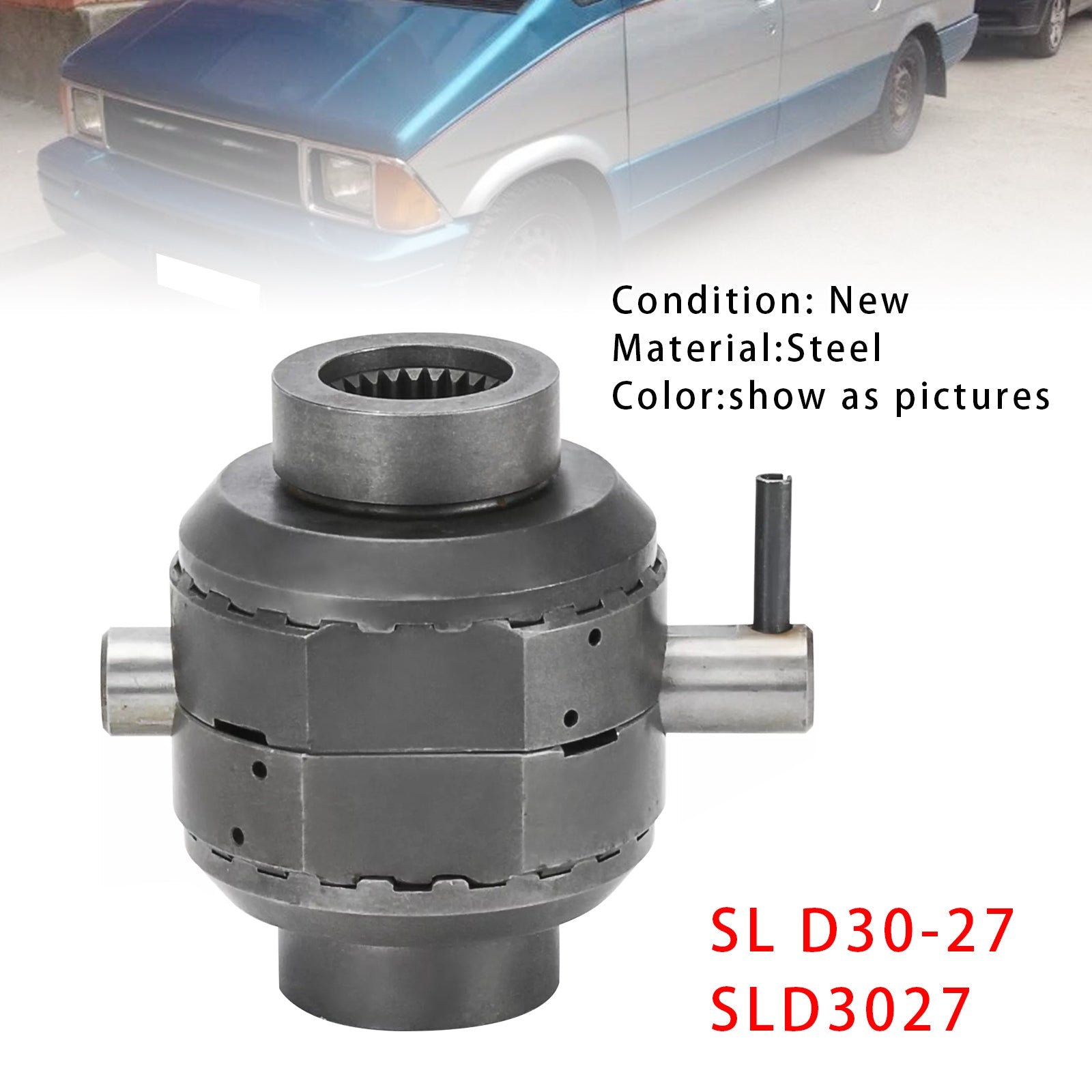 1971-1975 Jeep CJ6 For- eller Bagpasform Dana 30 27 Spline Front Differentialskab SLD3027 Generisk
