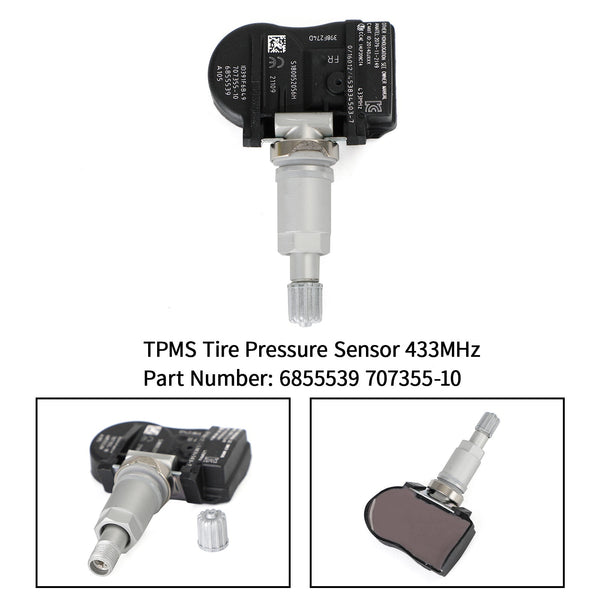 2016-2018 BMW 330e 1x TPMS däcktryckssensor 6855539 Generic