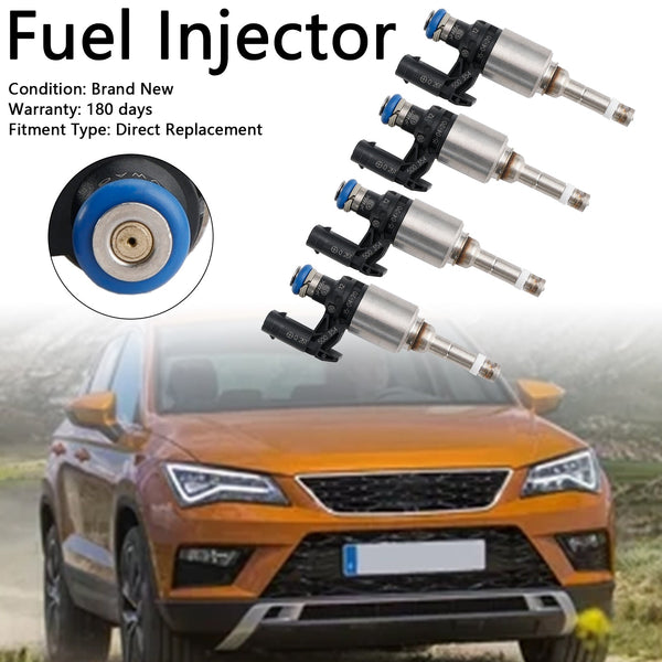 Volkswagen Beetle Golf Jetta Tiguan 4pcs Fuel Injector 04E906036Q 0261500374